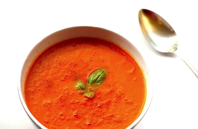 Recept wortel-tomatensoep met basilicum